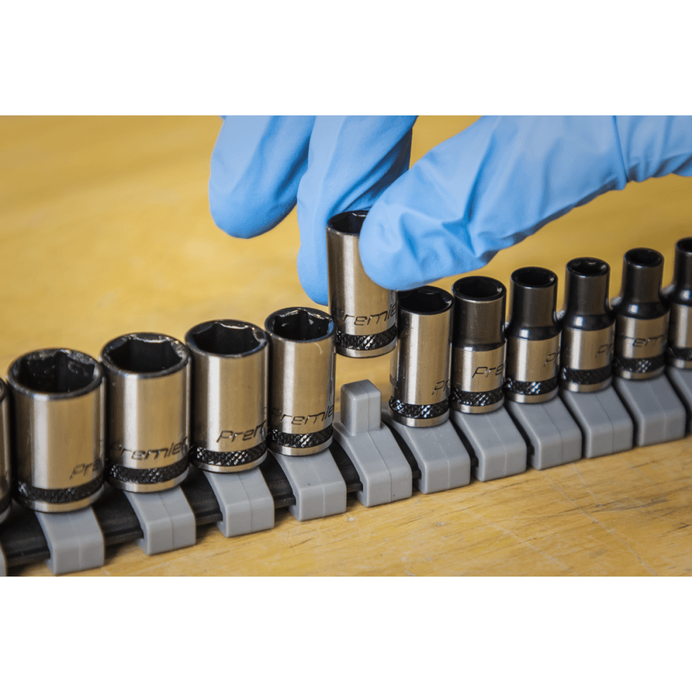 Sealey Socket Set 13pc 1/4"Sq Drive Metric - Black Series Model No- AK7990