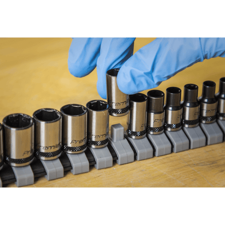 Sealey Socket Set 13pc 1/4"Sq Drive Metric - Black Series Model No- AK7990