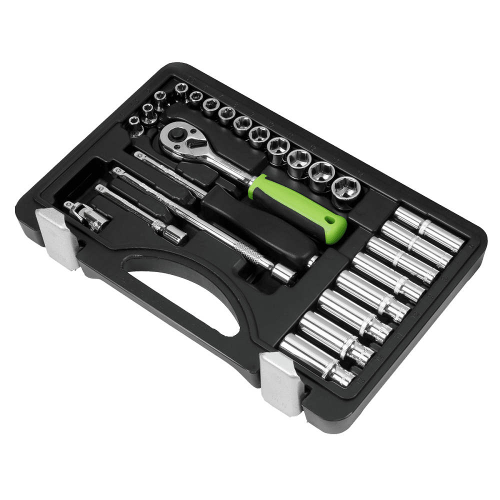 Sealey Socket Set 26pc 1/4"Sq Drive Metric Model No- S01234