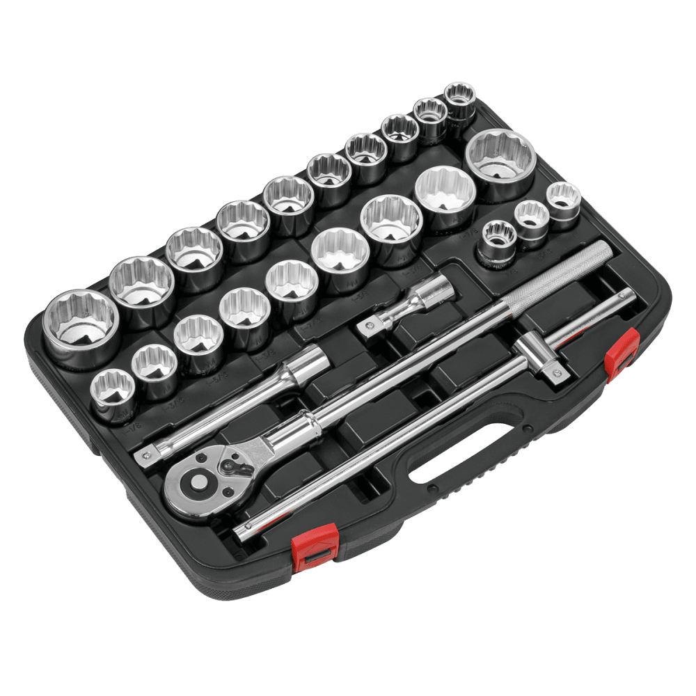 Sealey Socket Set 26pc 3/4"Sq Drive 12-point WallDrive Model No- AK2584