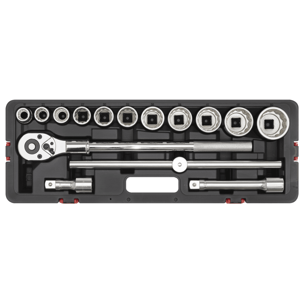 Sealey Socket Set 3/4"Sq Drive 12-point WallDrive 15pc Metric Model No- AK2583