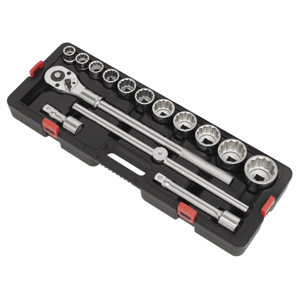 Sealey Socket Set 3/4"Sq Drive 12-point WallDrive 15pc Metric Model No- AK2583