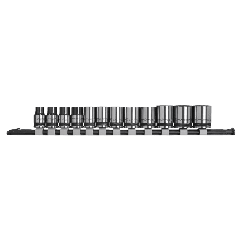Sealey Socket Set 12pc 3/8"Sq Drive Metric - Black Series Model No- AK7992