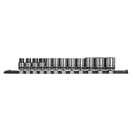 Sealey Socket Set 12pc 3/8"Sq Drive Metric - Black Series Model No- AK7992