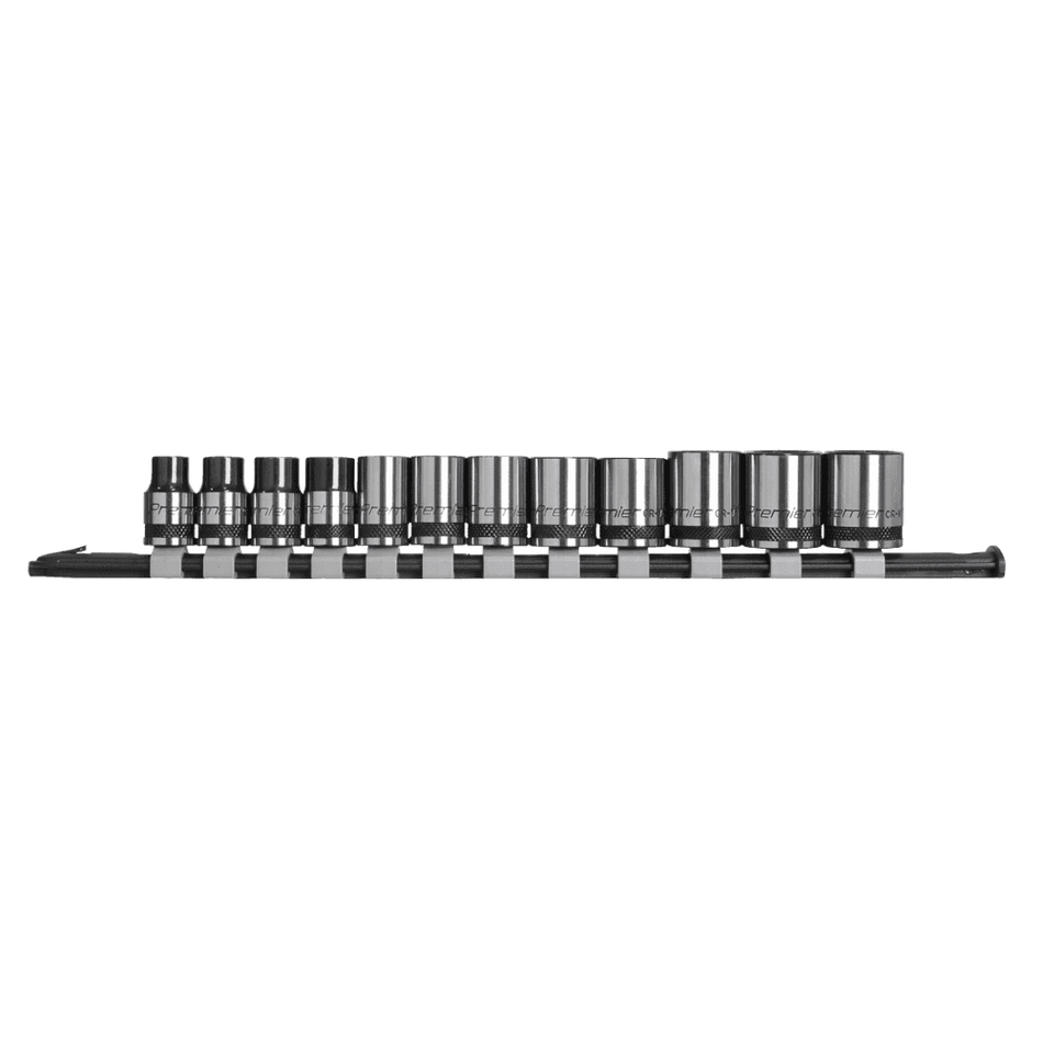 Sealey Socket Set 12pc 3/8"Sq Drive Metric - Black Series Model No- AK7992