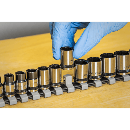 Sealey Socket Set 12pc 3/8"Sq Drive Metric - Black Series Model No- AK7992