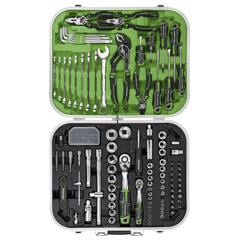 Sealey Mechanic's Tool Kit 144pc Hi-Vis Green Model No- AK7980HV