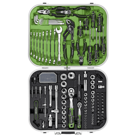 Sealey Mechanic's Tool Kit 144pc Hi-Vis Green Model No- AK7980HV