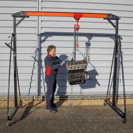 Sealey Portable Gantry Crane Adjustable 0.5tonne Model No- SG500