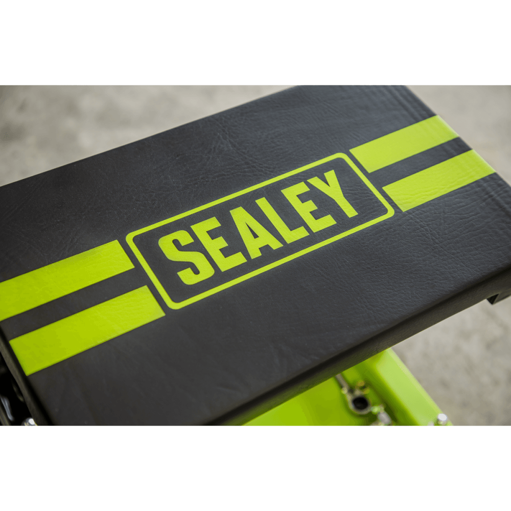 Sealey Mechanic's Utility Seat - Green Model No- SCR9HV