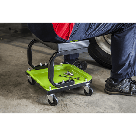 Sealey Mechanic's Utility Seat - Green Model No- SCR9HV