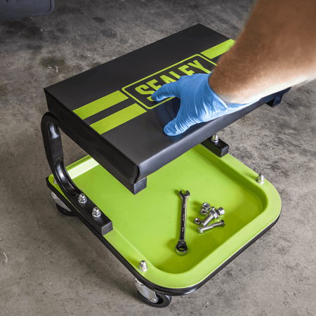 Sealey Mechanic's Utility Seat - Green Model No- SCR9HV
