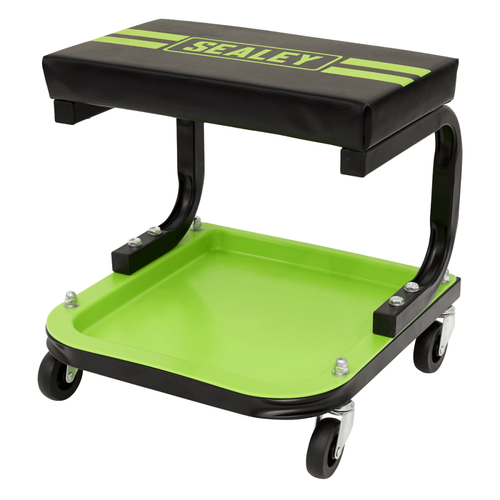 Sealey Mechanic's Utility Seat - Green Model No- SCR9HV