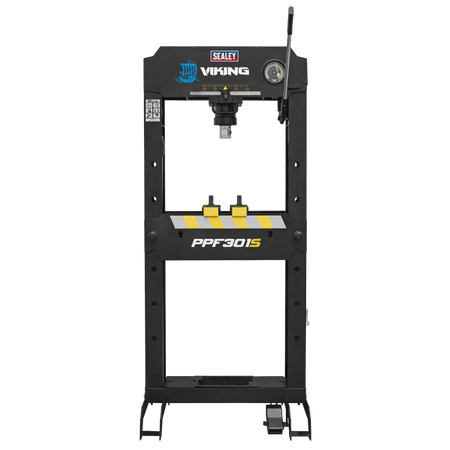 Sealey Viking Air/Hydraulic Press 30tonne Floor Type with Sliding Ram and Foot Pedal Model No- PPF301S