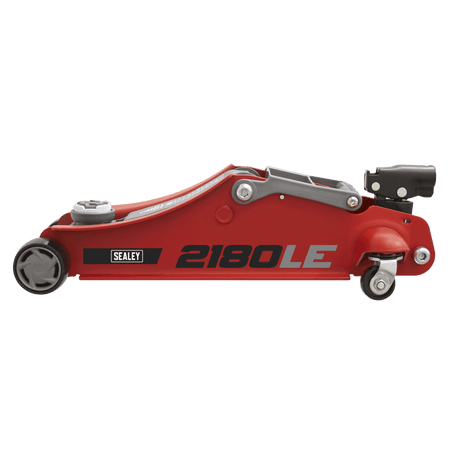 Sealey 180 Handle Trolley Jack 2tonne Low Profile Short Chassis - Red Model No- 2180LE