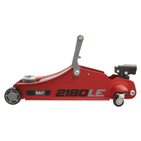 Sealey 180 Handle Trolley Jack 2tonne Low Profile Short Chassis - Red Model No- 2180LE