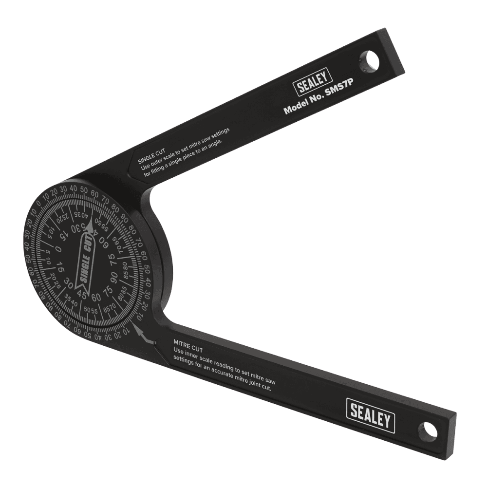 Sealey Mitre Saw Protractor - Aluminium Model No- SMS7P