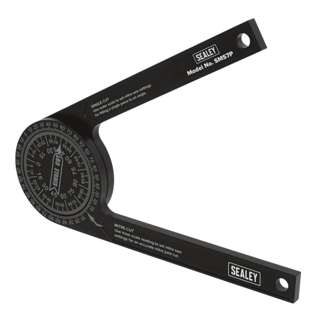 Sealey Mitre Saw Protractor - Aluminium Model No- SMS7P