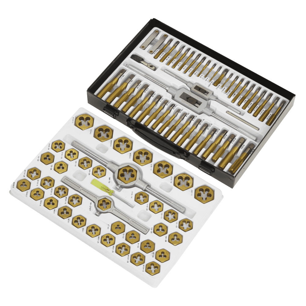 Sealey Tap & Die Set Hexagonal Metric & Imperial 86pc Model No- AK3086HIM