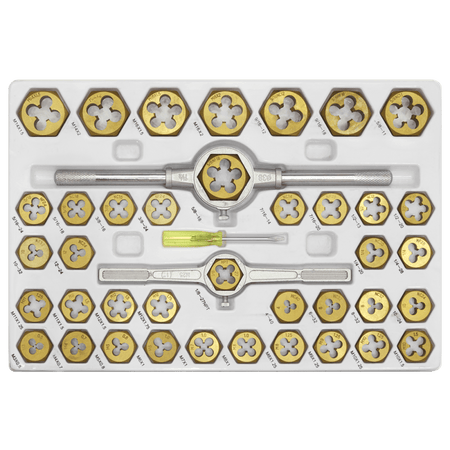 Sealey Tap & Die Set Hexagonal Metric & Imperial 86pc Model No- AK3086HIM