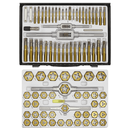 Sealey Tap & Die Set Hexagonal Metric & Imperial 86pc Model No- AK3086HIM