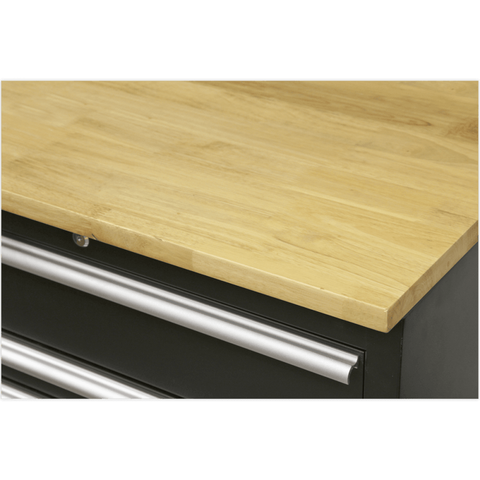Sealey Premier 3.3m Storage System - Pressed Wood Worktop Model No- APMSCOMBO7W