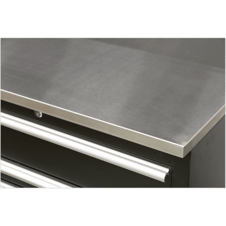 Sealey Premier 3.3m Storage System - Stainless Worktop Model No- APMSCOMBO7SS