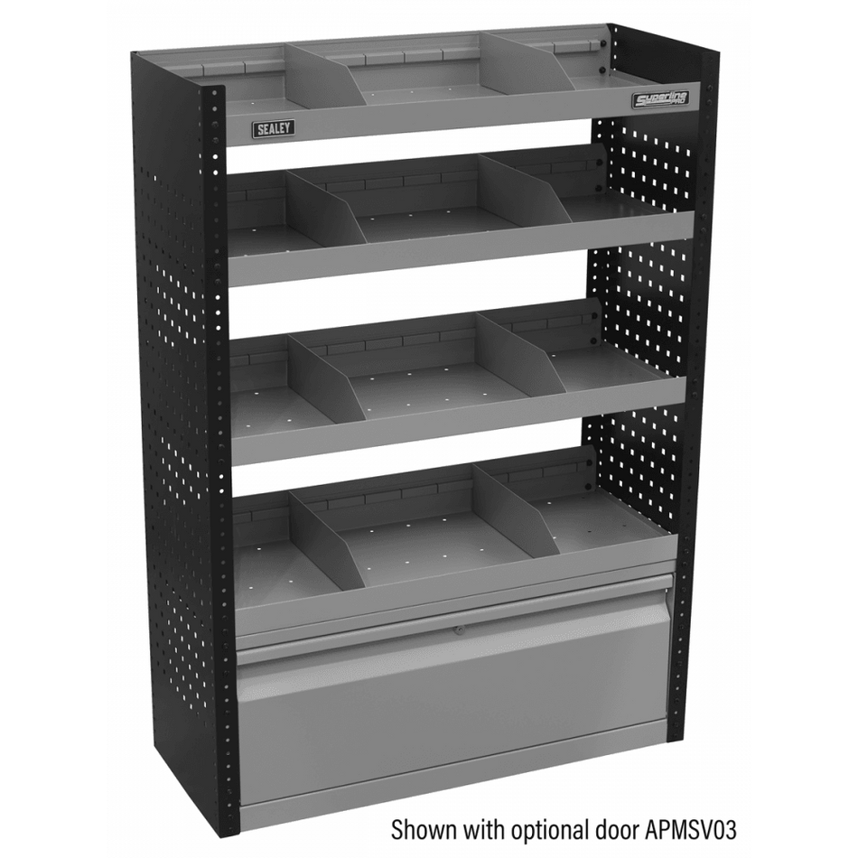 Sealey Modular Flat Shelf Van Storage Unit 925mm Model No- APMSV01