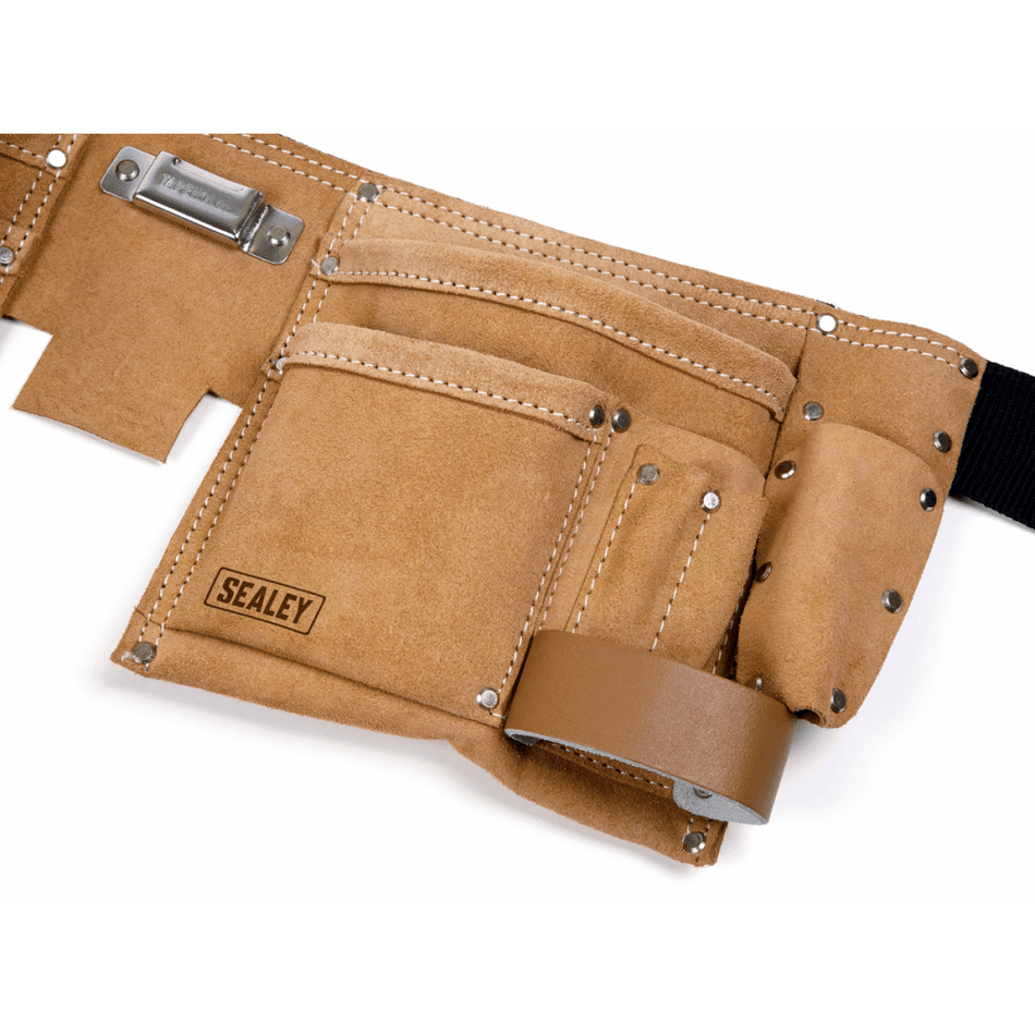 Sealey Double Pouch Leather Tool Belt Model No- STBL01