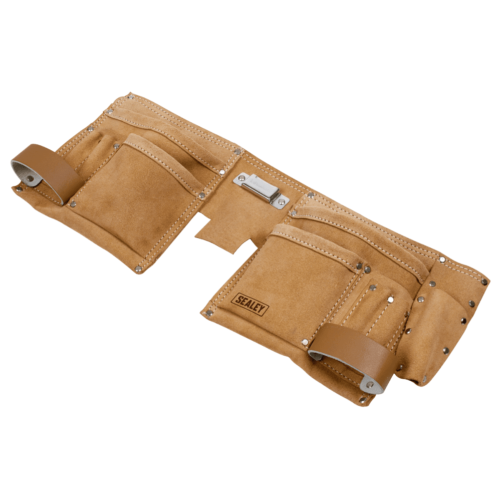 Sealey Double Pouch Leather Tool Belt Model No- STBL01