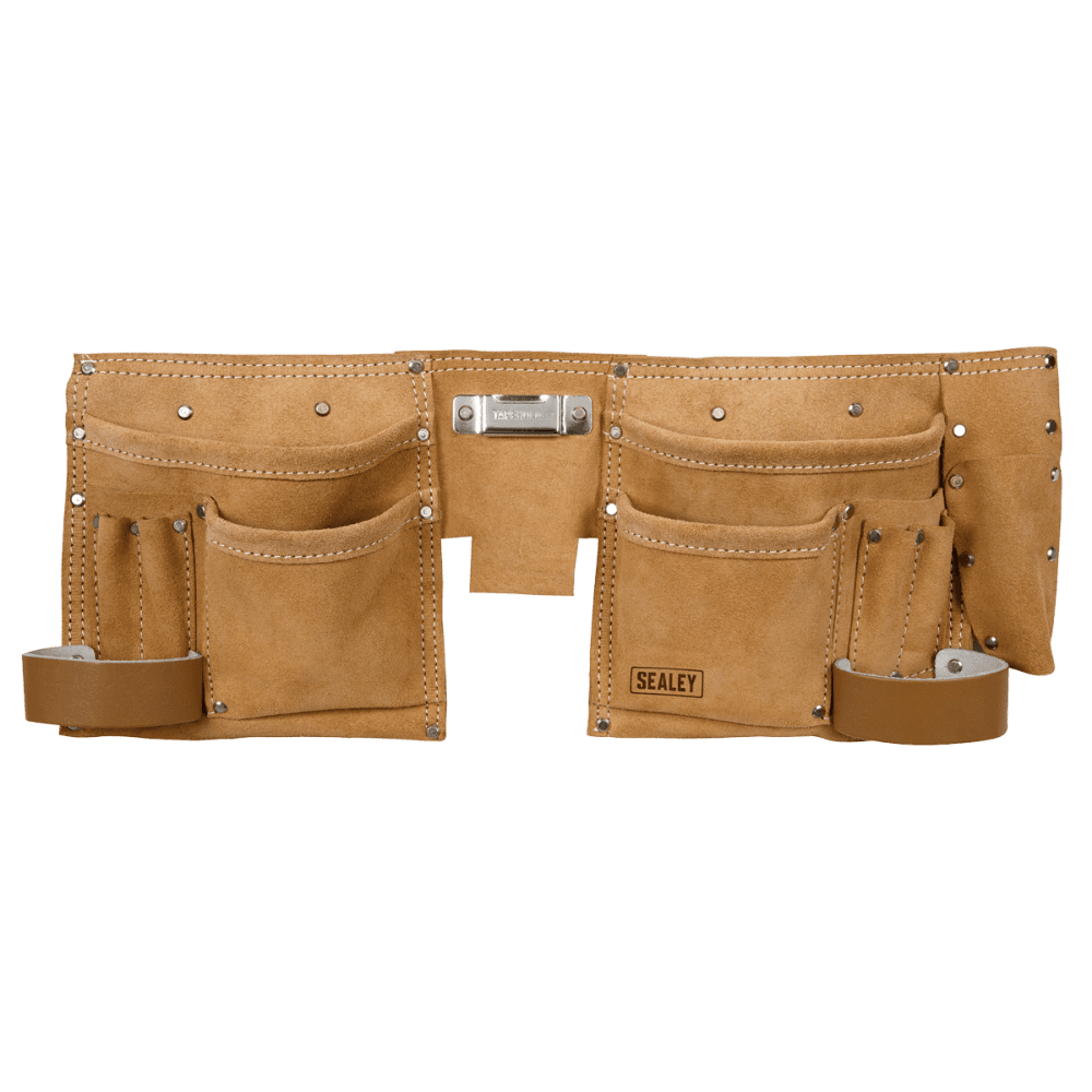 Sealey Double Pouch Leather Tool Belt Model No- STBL01