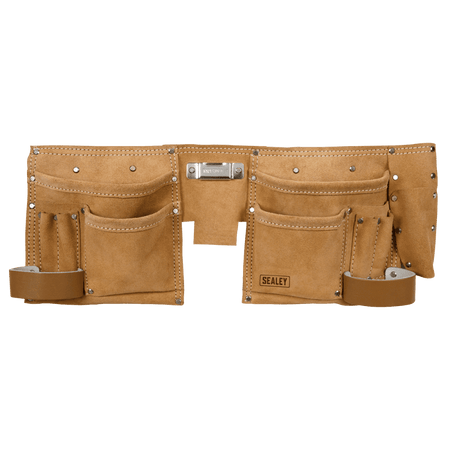 Sealey Double Pouch Leather Tool Belt Model No- STBL01