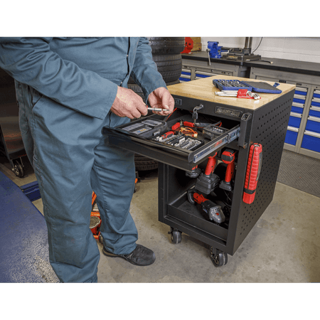 Sealey 8 Power Tool Rack Trolley 450mm Model No- APPTR8