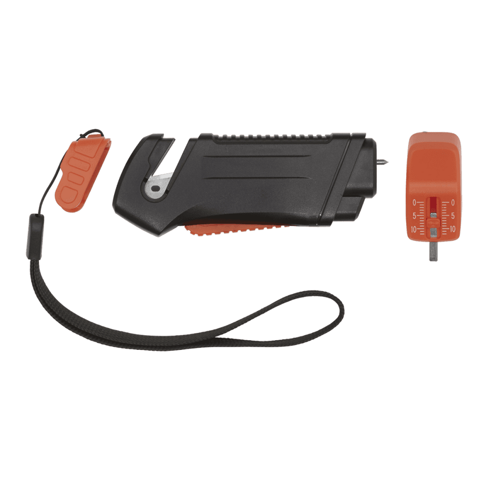 Sealey Emergency Breakout Tool With Tyre Tread Depth Gauge Model No- TST19