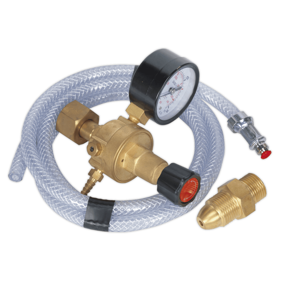 Sealey MIG Gas Regulator Kit 1 Gauge Regulator Industrial Model No-REG/KIT/MO