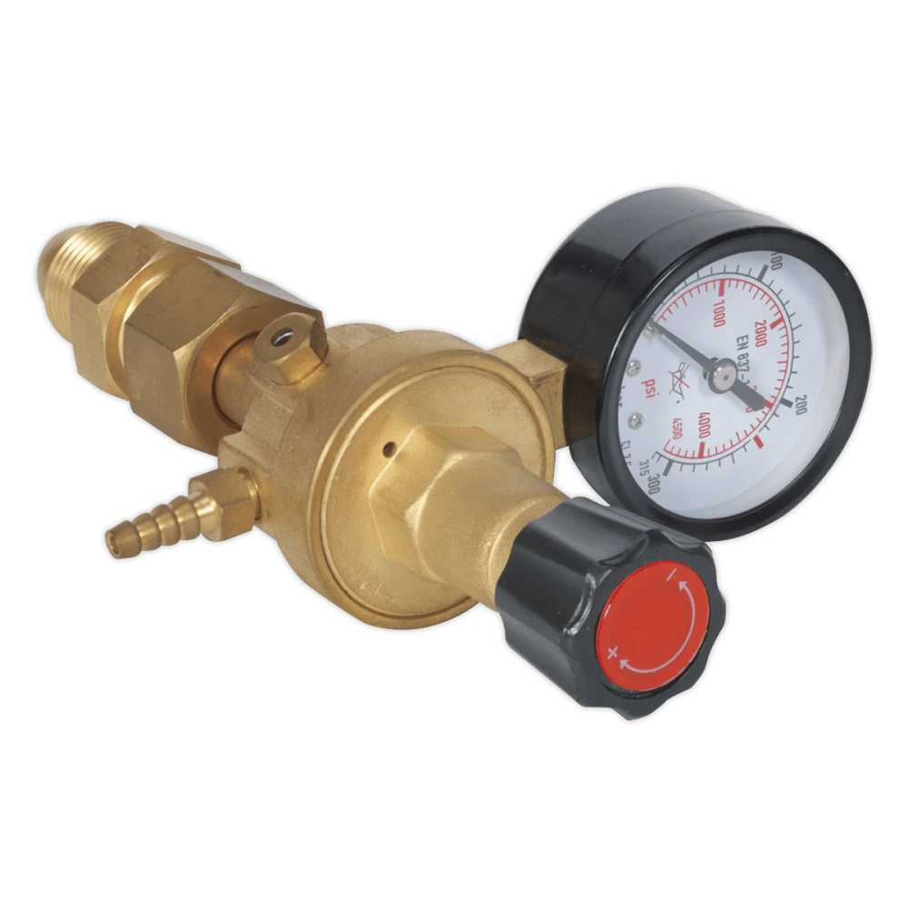 Sealey MIG Gas Regulator Kit 1 Gauge Regulator Industrial Model No-REG/KIT/MO