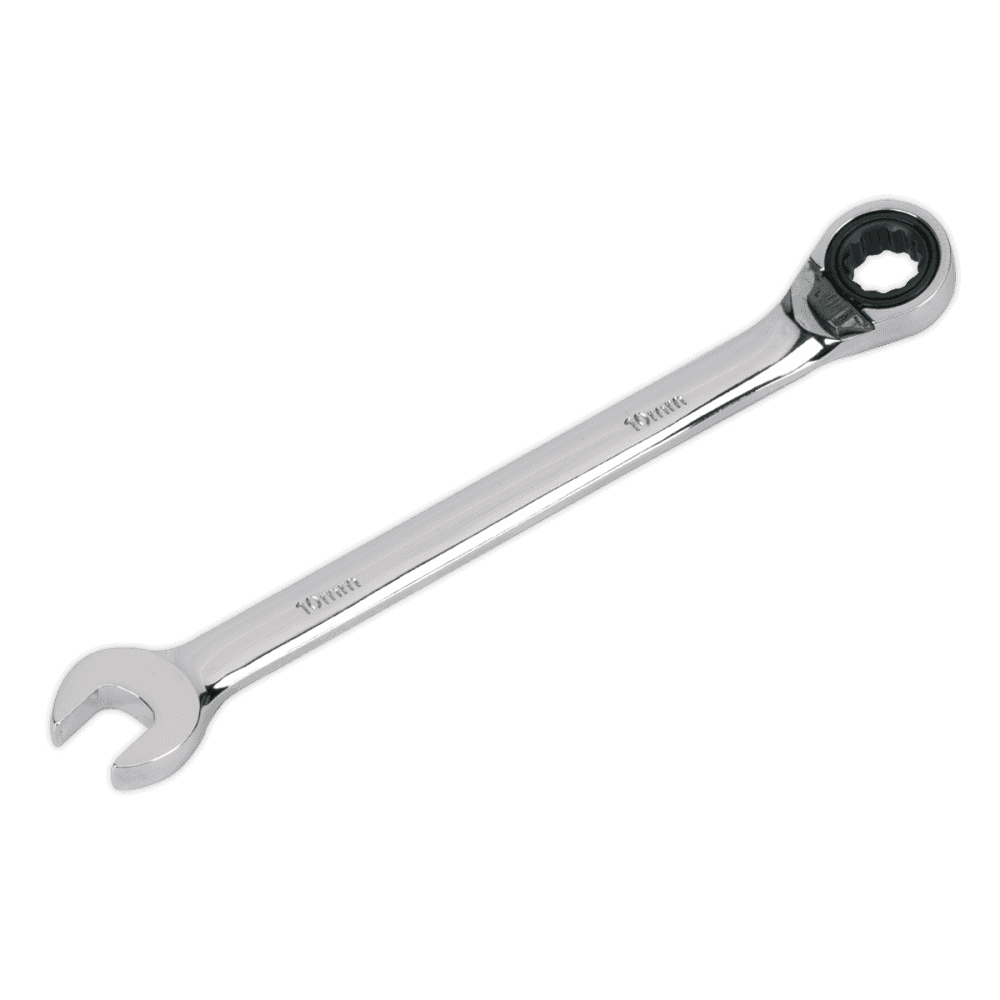 Sealey Reversible Ratchet Combination Spanner 10mm Model No-RRCW10