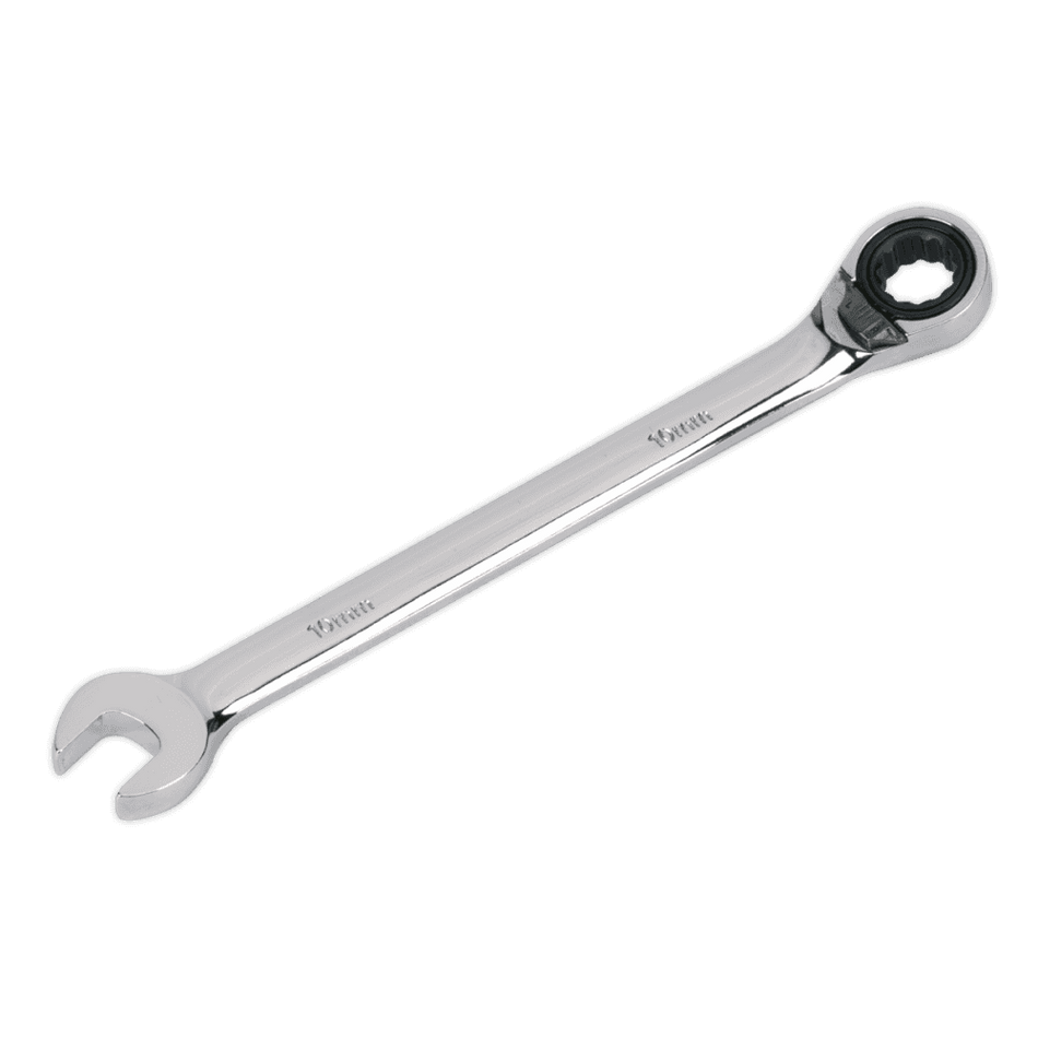 Sealey Reversible Ratchet Combination Spanner 10mm Model No-RRCW10