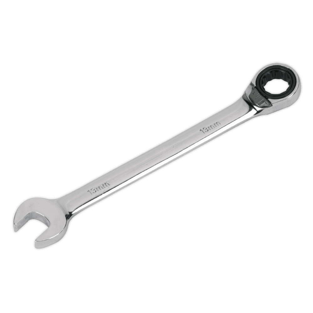 Sealey Reversible Ratchet Combination Spanner 13mm Model No-RRCW13