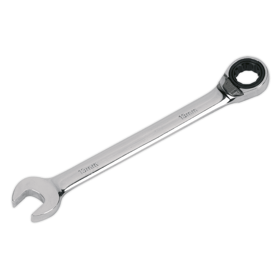 Sealey Reversible Ratchet Combination Spanner 13mm Model No-RRCW13