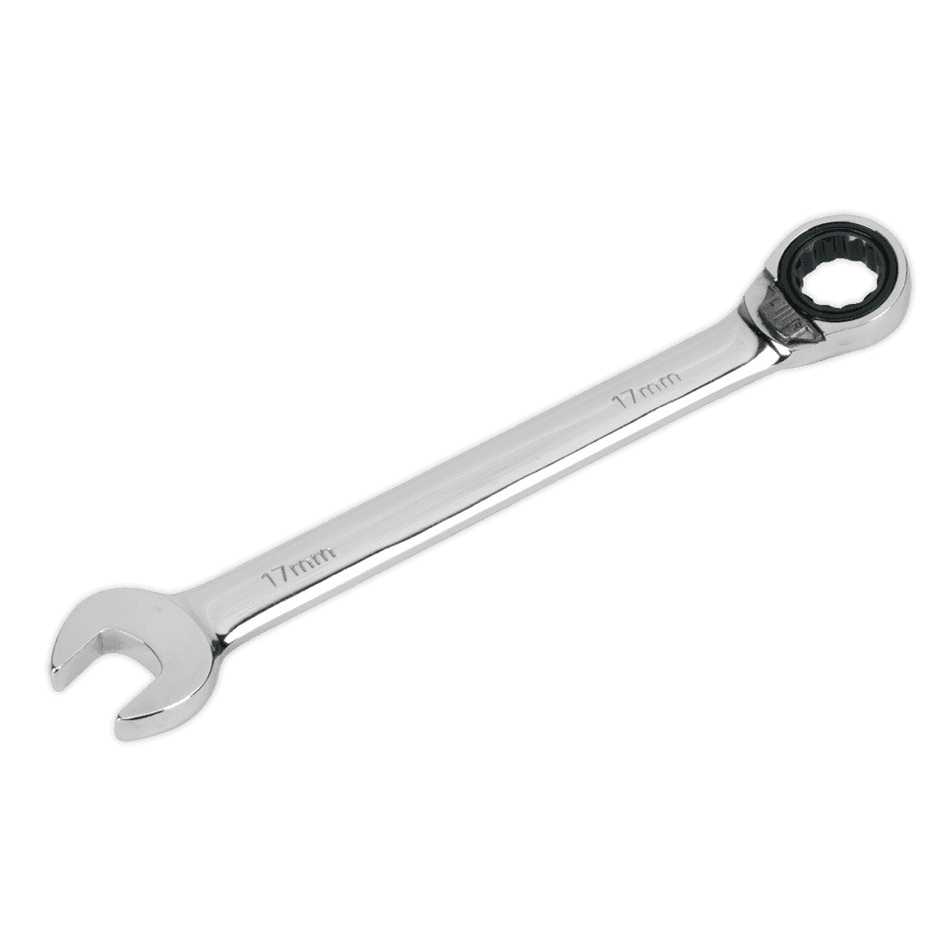 Sealey Reversible Ratchet Combination Spanner 17mm Model No-RRCW17