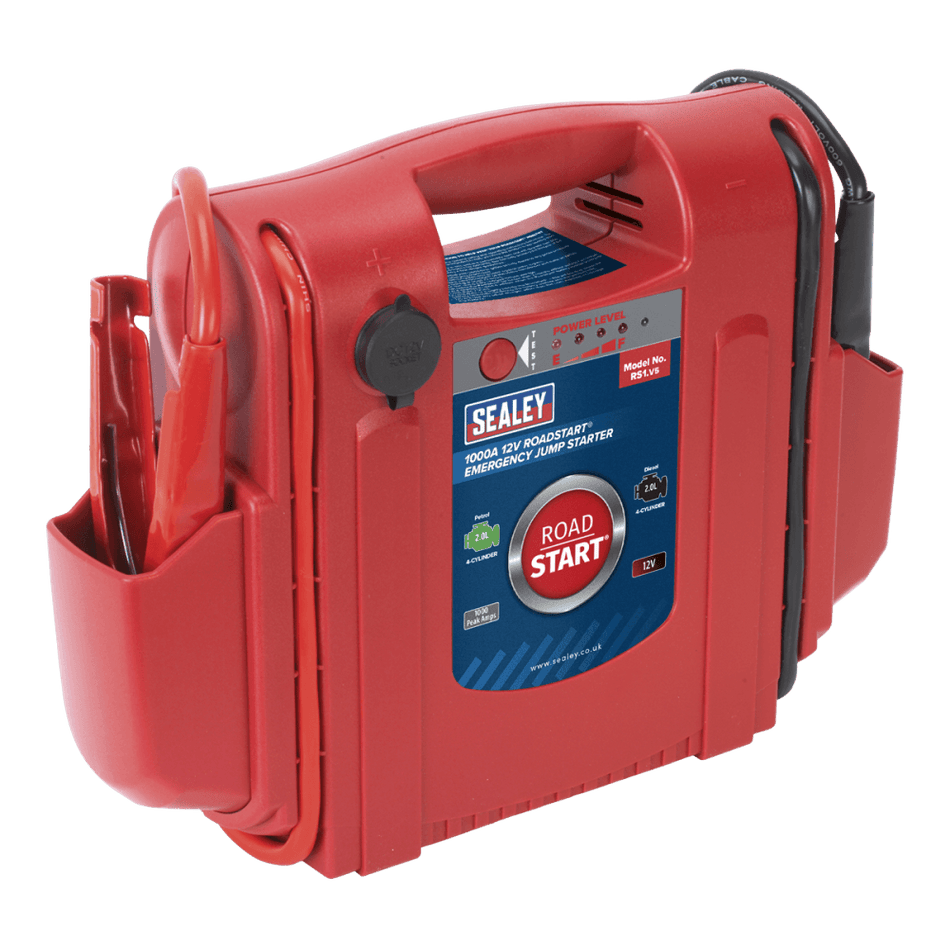 Sealey RoadStart Â¶Ã· Emergency Power Pack 12V 1000 Peak Amps Model No-RS1
