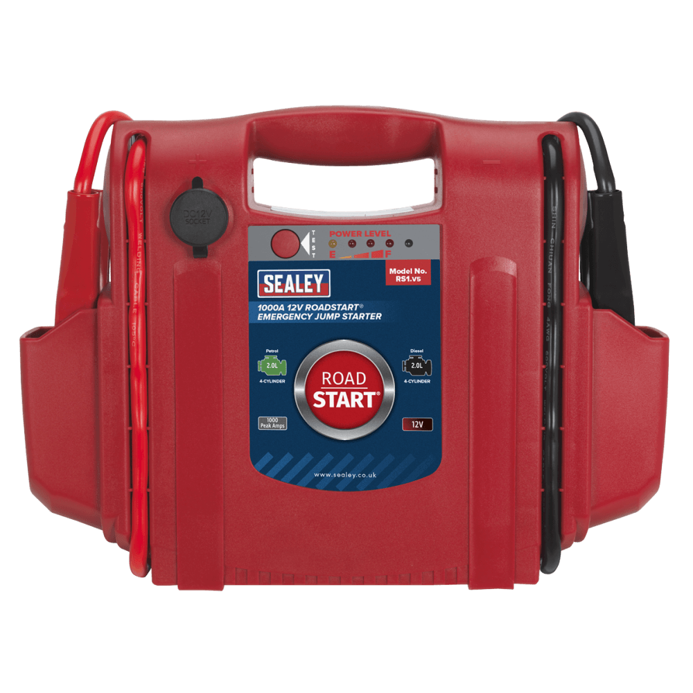 Sealey RoadStart Â¶Ã· Emergency Power Pack 12V 1000 Peak Amps Model No-RS1