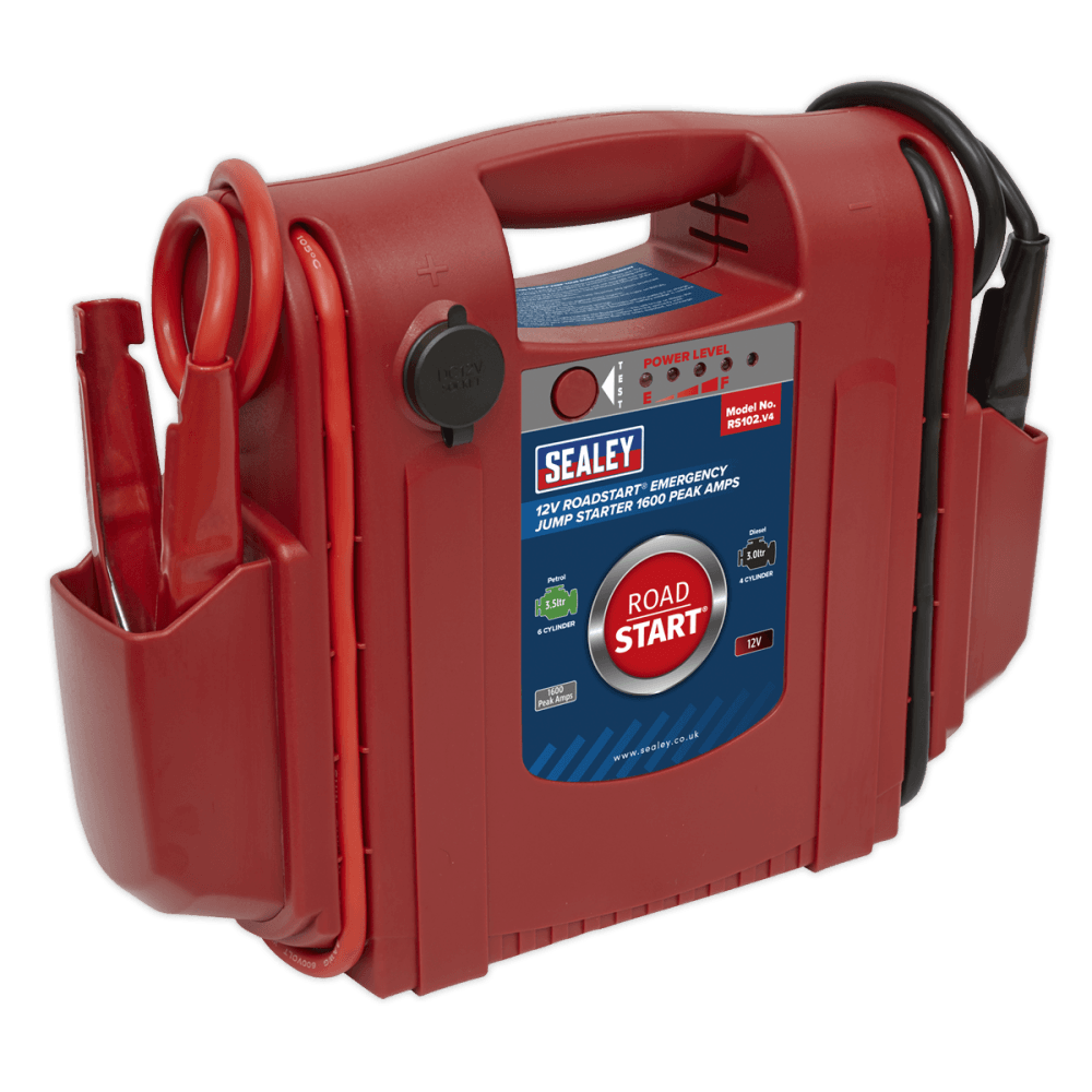 Sealey RoadStart Emergency Power Pack 12V 1600 Peak Amps Model No-RS102