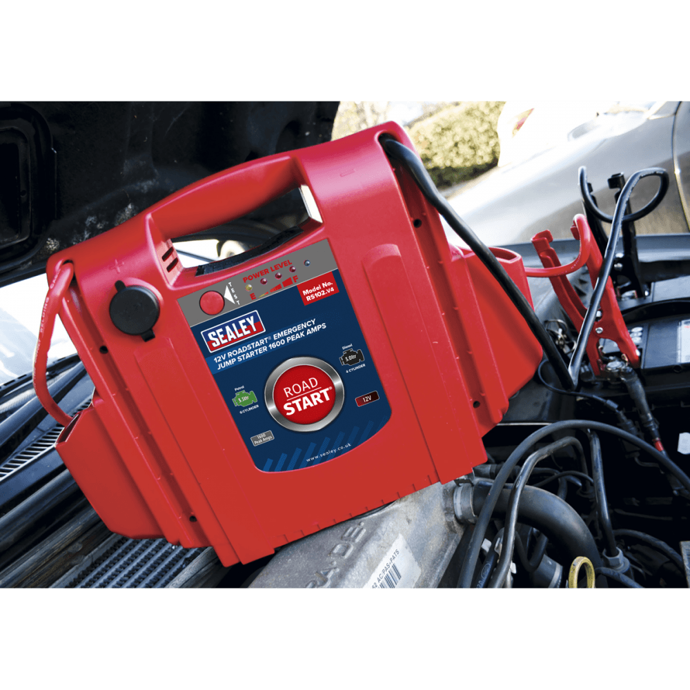 Sealey RoadStart Emergency Power Pack 12V 1600 Peak Amps Model No-RS102