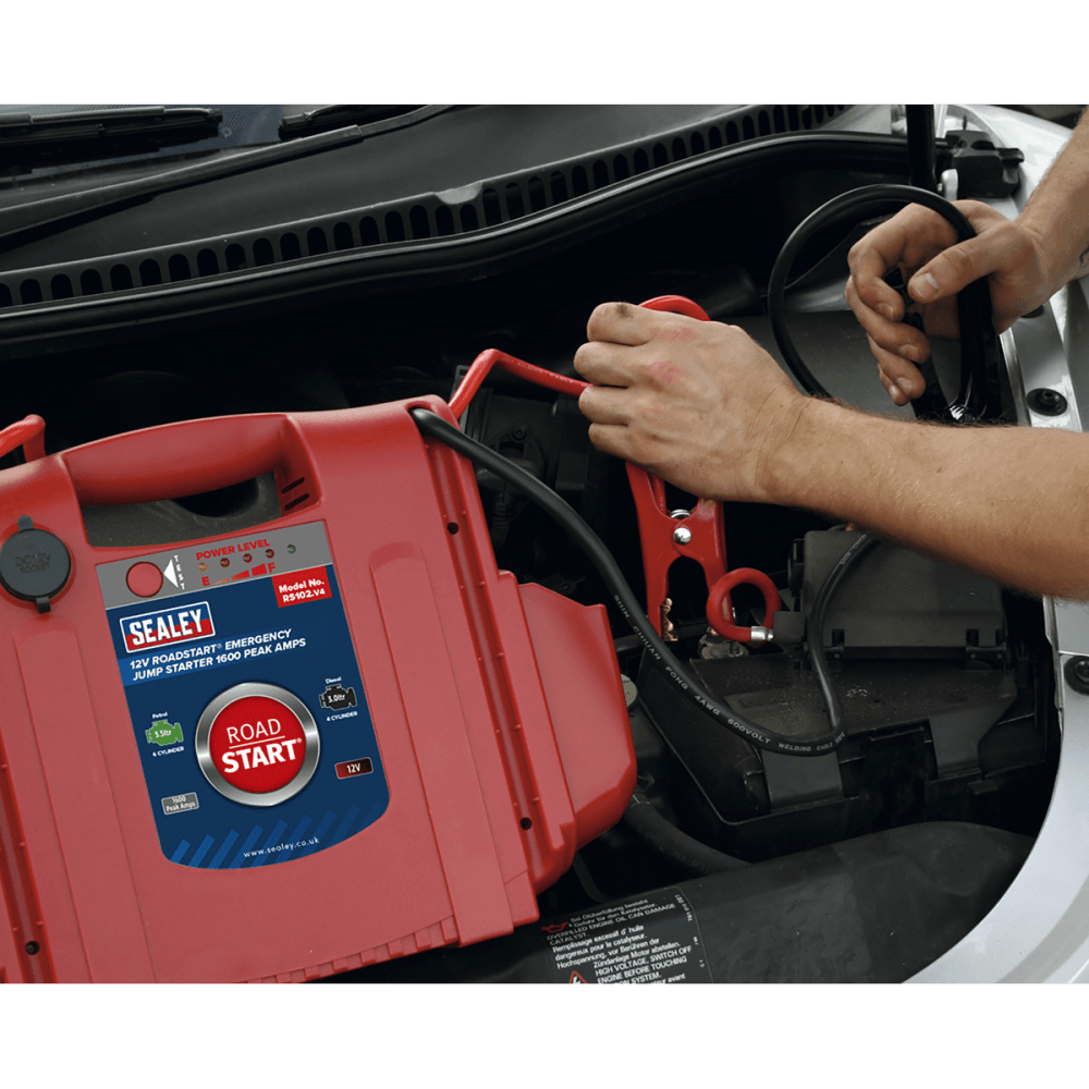 Sealey RoadStart Emergency Power Pack 12V 1600 Peak Amps Model No-RS102