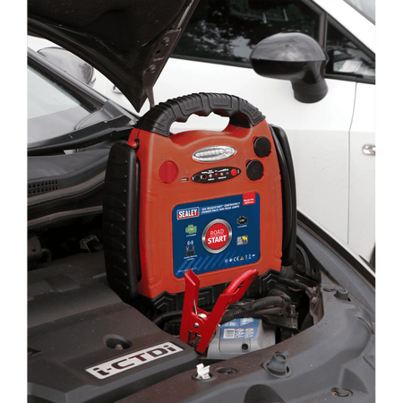 Sealey RoadStart Â¶Ã· Emergency Power Pack 12V 900 Peak Amps Model No-RS131