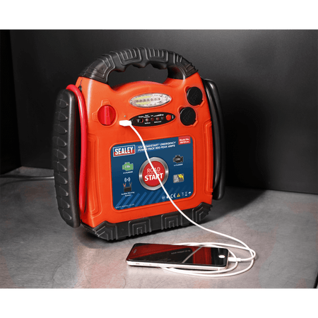 Sealey RoadStart Â¶Ã· Emergency Power Pack 12V 900 Peak Amps Model No-RS131