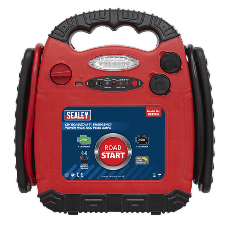 Sealey RoadStart Â¶Ã· Emergency Power Pack 12V 900 Peak Amps Model No-RS131