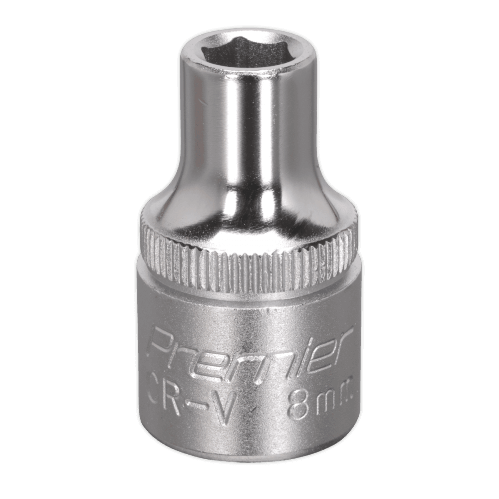Sealey WallDrive Socket 8mm 1/2"Sq Drive Model No-S1208